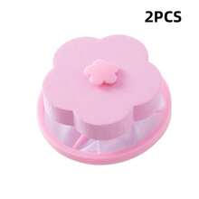 2/1pc Reusable Floating Lint Mesh Bag, Washing Machine Lint Collector, Laundry Cleaning Ball - Multicolor - View 12