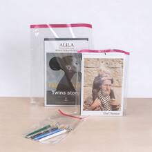 Transparent Small Resealable Bags With Adhesive Strips, Pack Of 50, 18*25 Cm Transparent Bags, Cellophane Bags, Used For Packaging Small Clothing, Comics, And Other Items In Resealable Plastic Bags - Multicolor - View 3