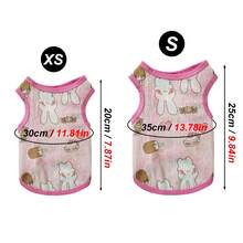 1pc Spring/Summer Cartoon Outdoor Pet Cooling Vest, Breathable & Cool Design, Suitable For Rabbits & Small Pets, Home & Outdoor Cooling Vest - Multicolor - View 11