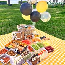 Outdoor faltbare tragbare Picknick-Matte, Rasen-Matte, Camping-Decke, hergestellt aus Aluminiumfolie-Material, leuchtende Farben, geeignet für Camping, Strand, Frühjahrsausflüge, Outdoor-Veranstaltungen - Vlies-Picknick-Tuch für alle 4 Jahreszeiten - A - Übersicht 10