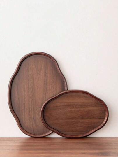 1 khay phục vụ bằng gỗ óc chó, thích hợp để đựng thức ăn, đồ ăn nhẹ, đồ uống, sushi, bít tết, pizza, món tráng miệng, bánh ngọt, bánh mì. Cũng có thể dùng làm khay ăn sáng, khay cà phê, khay trà, đĩa ăn tối, đĩa đựng thức ăn.