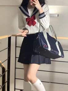 Cosplay Clothing - Màu xanh hải quân - Xem 6