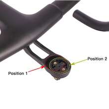Para H31, CP01, CP04, CP06, CP07, CP10, CP16 soporte de montaje de ordenador para manillar de bicicleta integrado para Bryton Cateye UCQ6 - negro - Ver 5