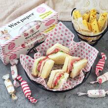 50pcs Grease-Proof Paper, Parchment Paper, Printed Sandwich/Burger Wrapping Paper - Oil-proof Paper - View 4