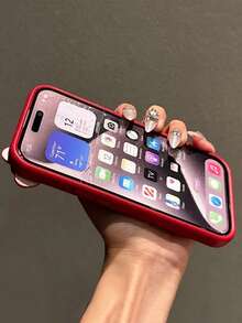 SANRIO 真皮3D蝴蝶和KT猫手机壳，兼容 17 Pro Max、14/16 Plus、15、13、12、11 - 紅色 - 查看 6