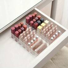 1/2 透明 7 格口红/香水/化妆品收纳盒，化妆品整理托盘 - A - 查看 9