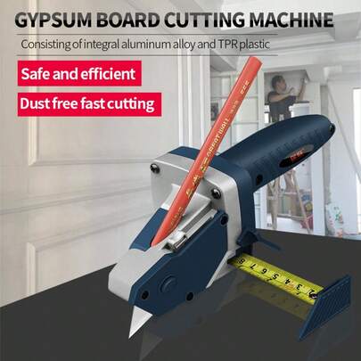 Drywall Cutting Tool, Multifunctional Woodworking Board Cutter With Ruler, KT Board Cutting Tool Set, Can Draw Lines/Circles