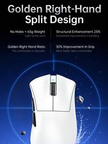 V3 无线蓝牙鼠标，电竞游戏鼠标，超长续航，三种模式，轻巧便携 - 查看 5