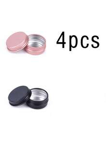 10g Threaded Small Aluminum Pill Box, Portable Aluminum Divider Box - Pink - View 15