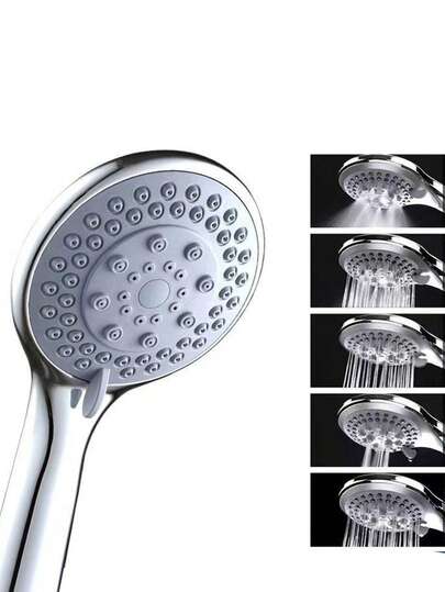 Bộ vòi sen cầm tay | 5 chế độ phun áp lực cao, ống mềm dài 1,5 mét, chế độ mưa và massage có thể điều chỉnh, thích hợp sử dụng trong phòng tắm gia đình, cho người lớn, thú cưng và vệ sinh hàng ngày. Chỉ sử dụng để tắm.