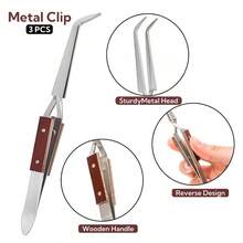 Bộ dụng cụ hàn trang sức 1/3/5 món, tấm hàn gốm hình tổ ong, 3 nhíp ngược, dụng cụ nung chảy và đúc trang sức, phụ kiện nung chảy kim loại, dụng cụ đúc trang sức - Bộ gạch hình tổ ong - Xem 3