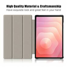 Case For Galaxy Tab S11 11 Inch 2025, Auto Sleep/Wake,Leather Protective Cover With Smart Function, Scratch & Impact Resistance, Lightweight - Black - View 4