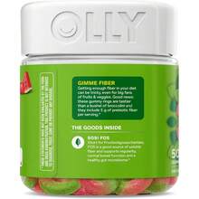 OLLY Fiber Gummy, 5g Prebiotic Fiber, FOS (Fructo-Oligosaccharides),Berry Melon 50ct - Default - View 5