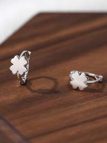 1 pieza Pendientes de plata de ley 925 con lazo y borla, elemento de caramelo, adecuados para uso diario de mujeres, regalo perfecto para novia, madre y hermana - soltero - Ver 10