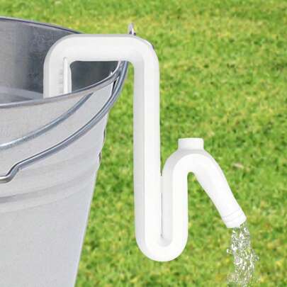 1件套雨水导流溢流管解决方案 - 自吸式虹吸软管套件，方便自动排水和注水 - 应急防洪、水族箱、游泳池 - 重力流，无需能源 - 省力工具，适合家庭花园