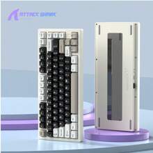 Teclado mecánico personalizado X75 RGB inalámbrico Bluetooth de 3 modos, de aluminio CNC puro - Ver 12