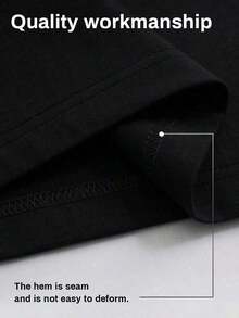 Hellstars Vintage Flame Head Star Y2K Graphic T-Shirt,220g 100% Cotton,Round Neck Short Sleeve,Black Streetwear Essential For Summer Going Out,Unisex Style - Black - View 5