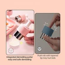 Bộ 8 dụng cụ cắt rau củ quả mini bằng thép không gỉ có chức năng đẩy ra, khuôn cắt bánh quy nhiều hình dạng khác nhau dùng để nướng bánh, trang trí bánh và làm hộp cơm bento, bộ dụng cụ làm bánh nhà bếp tự làm. - Hồng - Xem 8