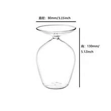 Ly rượu vang đỏ thiết kế mới, chân đế cao ngược, chất liệu thủy tinh borosilicate cao cấp. - Xem 7