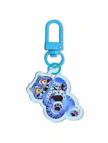 8pcs Cute Korean Girl Devil Design Pendant Keychain, Fashion Bag Charm, Car Key Chain, ID Card Holder, Fan Gift - Multicolor - View 4