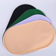 1pc Silicone Pet Food Mat, Waterproof & Easy To Clean Pet Dog Cat Feeding Pad, Non-Slip Spill-Proof Placemat - Multicolor - View 8
