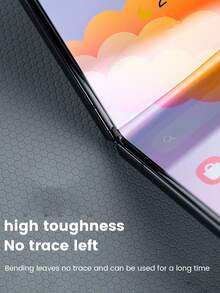 [2+2 Set] 2pcs High-Definition Full Coverage Front Film + 2pcs Inner Screen Protector, Compatible With Galaxy Z Fold7/Z Fold6/Z Fold 5 Foldable Phones, Anti-Fingerprint, Anti-Scratch, Waterproof, Tempered Glass, Shock-Proof, Anti-Drop - Clear - View 6