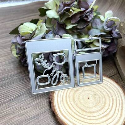 Metal Cutting Dies & Templates For Memory Photo Frames, Suitable For DIY Scrapbooking/Album Decoration, Embossing Crafts And DIY Paper Card Making