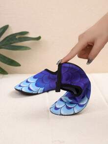 1 đôi dép đi nước in họa tiết vảy cá chuyển màu cho trẻ em, dép xăng đan mùa hè nhẹ, chống trơn trượt cho bé trai và bé gái, thoáng khí, nhanh khô, thích hợp cho các hoạt động dưới nước, đi biển, cắm trại. - Nhiều màu - Xem 7