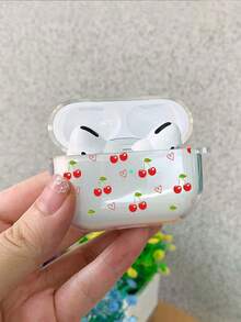 1pc Transparent TPU Bluetooth Earphone Case With Cute Cat Fan Design, Protective, Anti-Fall, Wear-Resistant, Suitable For New Pro 3/4, Pro/Pro 2/3/2/1 - Multicolor - View 3