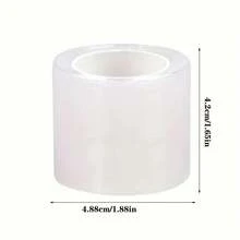 1/2/5 Rolls 200m Transparent Makeup Film, Suitable For Eyelash Lifting, Eyebrow Shaping, Lips, Microblading, Plastic Cover, Eyelash Extension Glue Removal, Eyelash Perming - Multicolor - View 8