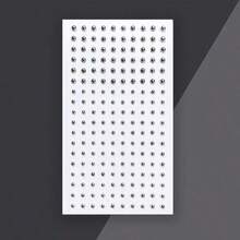 Non-Piercing, Self-Adhesive Convenient Silver Lip Ring, Eyebrow Stud, Ear Stud, Face Center, Belly Button, Lip Bead, Facial Rhinestone Adhesive Body Jewel Stickers - Sticker - View 4