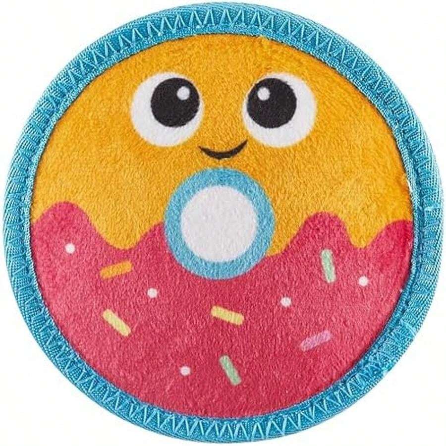 Outward Hound Tough Skinz Durable Squeaky Dog Toy With Two Tough Layers, Watermelon, Red, Medium - Small-donut - View 1