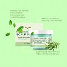 50克迷迭香、茶树和薄荷去屑洗发水 - 海盐深层清洁，草本香氛，清爽舒缓头皮 - 綠色 - 查看 4