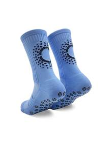 1 Pair Football Mid-Calf Socks With Terry Cloth Bottom, Moisture-Wicking Anti-Slip, Professional Adult Football Sports Socks - Multicolor - View 11