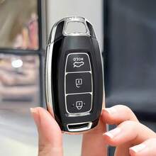 TPU Car Key Fob Cover Case Shell Compatible With H Y U N D A I For Santa Fe, For I30, For IX35, For Encino, For KONA, For Solaris, For Sonata For Azera For Elantra, For Accent - Protective Keyless Entry Remote Holder Anti Fall And Dust - Single Pack - View 16