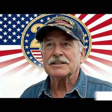 250th Anniversary USA Independence Distressed Denim Baseball Cap, Adjustable Patriotic Hat - A - View 3