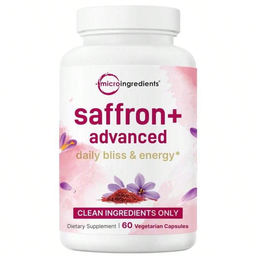 Saffron+ Advanced Supplements, 60 Veggie Capsules - 200g - Xem 1