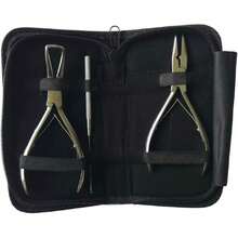 Kit Profesional para Extensiones de Cabello Gala | Pinzas, Anillas y Gancho | 3 Piezas | Estuche Elegante | Herramientas Resistentes para Aplicación con Grapa,44136273 - Multicolor - Ver 5
