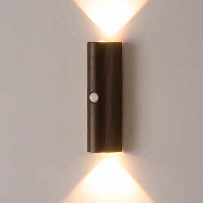 LED Motion Sensor Wall Lamp, Smart Wall Sconce Decor Lamp Lighting, Wireless LED Wall Light, Battery-Powered Night Light, Energy-Efficient, Suitable For Corridors, Bathrooms, Bedrooms, Kitchens, Cabinets, Stairs, Entrances, , Tables, Wardrobes, Home Decor, Living Room Decor
