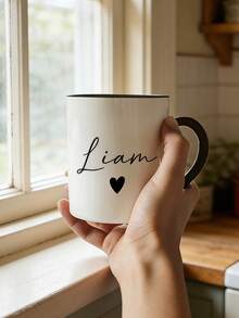 Customizable Photo, Logo Or Pattern Personalized Mug. Durable And Reusable With A Smooth, Comfortable Handle. Suitable For Both Men And Women, Making It A Perfect Gift For Parents, Grandparents, Mother's Day, Birthdays And Other Special Occasions. - Multicolor - View 6