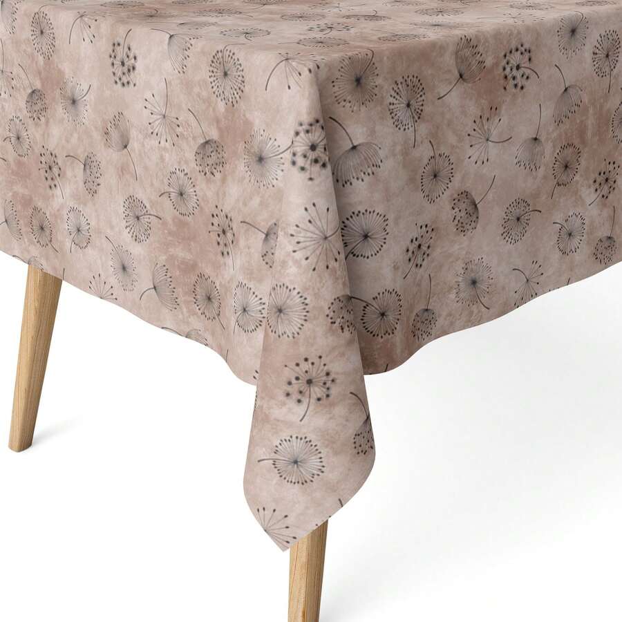 Kiva Stain-Resistant Resinated Tablecloth, Extra Soft To The Touch And Waterproof, Sizes From 100x140 To 300x140 Cm And Round 140 Cm - Stain-Resistant Tablecloth For Rectangular And Round Tables - Available In 12 Designs - Option 10 - View 1