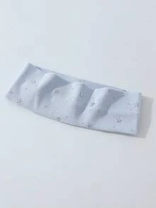 1-3件組女款柔軟防滑星星印花髮箍，彈性瑜伽運動髮飾，適合日常穿著、夏季海灘 - 彩色 - 查看 15