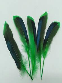 1 Paquete de 20 Piezas de Plumas de Ala de Pato Ánade para Manualidades, Accesorios de Boda, DIY, Plumas Naturales de Faisán para Decoración de Centros de Mesa 10-15 CM/4-6" - J - Ver 20