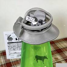 UFO外星人主题透明铅笔袋 | 透明绿色文具袋，带迷你外星人收纳袋，适用于桌面收纳 - 外星人筆袋 - 查看 8