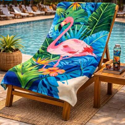 Toalha Praia Estampada Grande 140x70 Piscina Viagem Verão