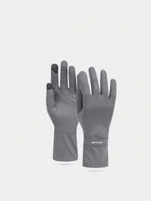 1 Pair UPF99+ Mid-Length Silky Sunscreen Gloves For Women, Summer Driving/Cycling Anti-Slip Touchscreen Protective Sleeves - A - View 4