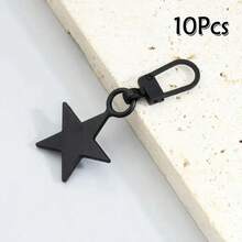 Revive Old Zippers - Detachable 5-Pointed Star Zipper Pulls, Personalized Decorative Small Accessory, Versatile Star Zipper Heads, Multiple Colors Available - Multicolor - View 32