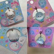 Cute Glow-In-The-Dark Seal Mini Keychain, Adorable Keyring Charm For Backpack, Bag, Holiday, Birthday Gift For Friends - Multicolor - View 2
