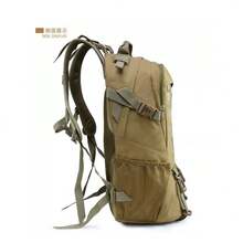 LUPU Mountain Backpack For Camping, Hiking, Outdoor Activities, Multifunctional Travel Backpack, Multipurpose, Relieves Shoulder Pressure, Large Capacity, Multi-Layer Partition, Durable - Camel - View 4