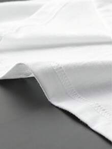 Camiseta de Manga Corta para Mujer con Estampado Gráfico de Labios, Estilo Vacaciones Primavera/Verano 2024 - Blanco - Ver 4